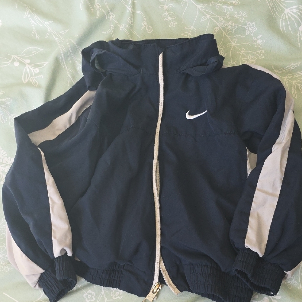Nike Kids Raincoat - Black and Gray